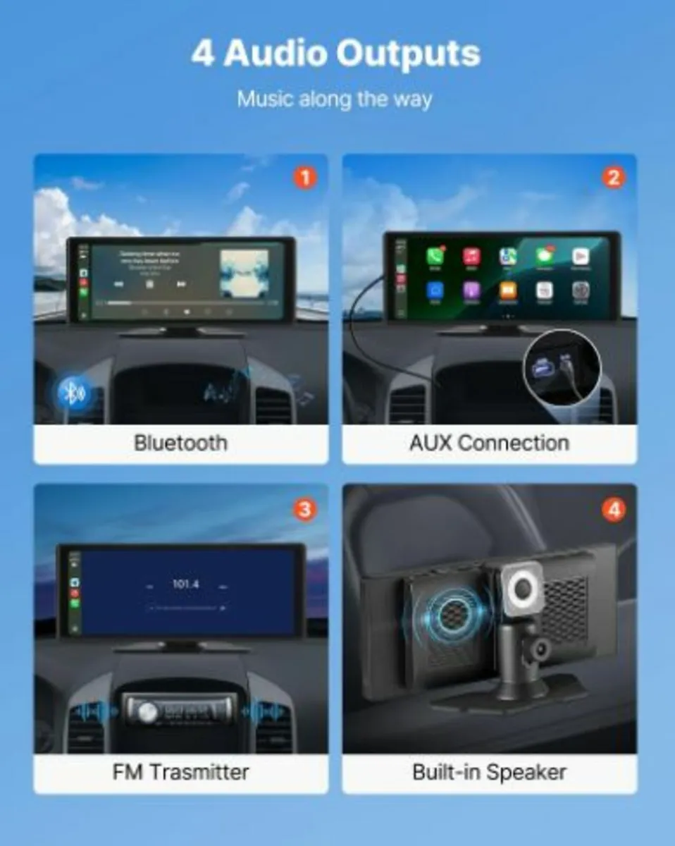 Car Stereo Radio CarPlay Touchscreen 10 - Image 4