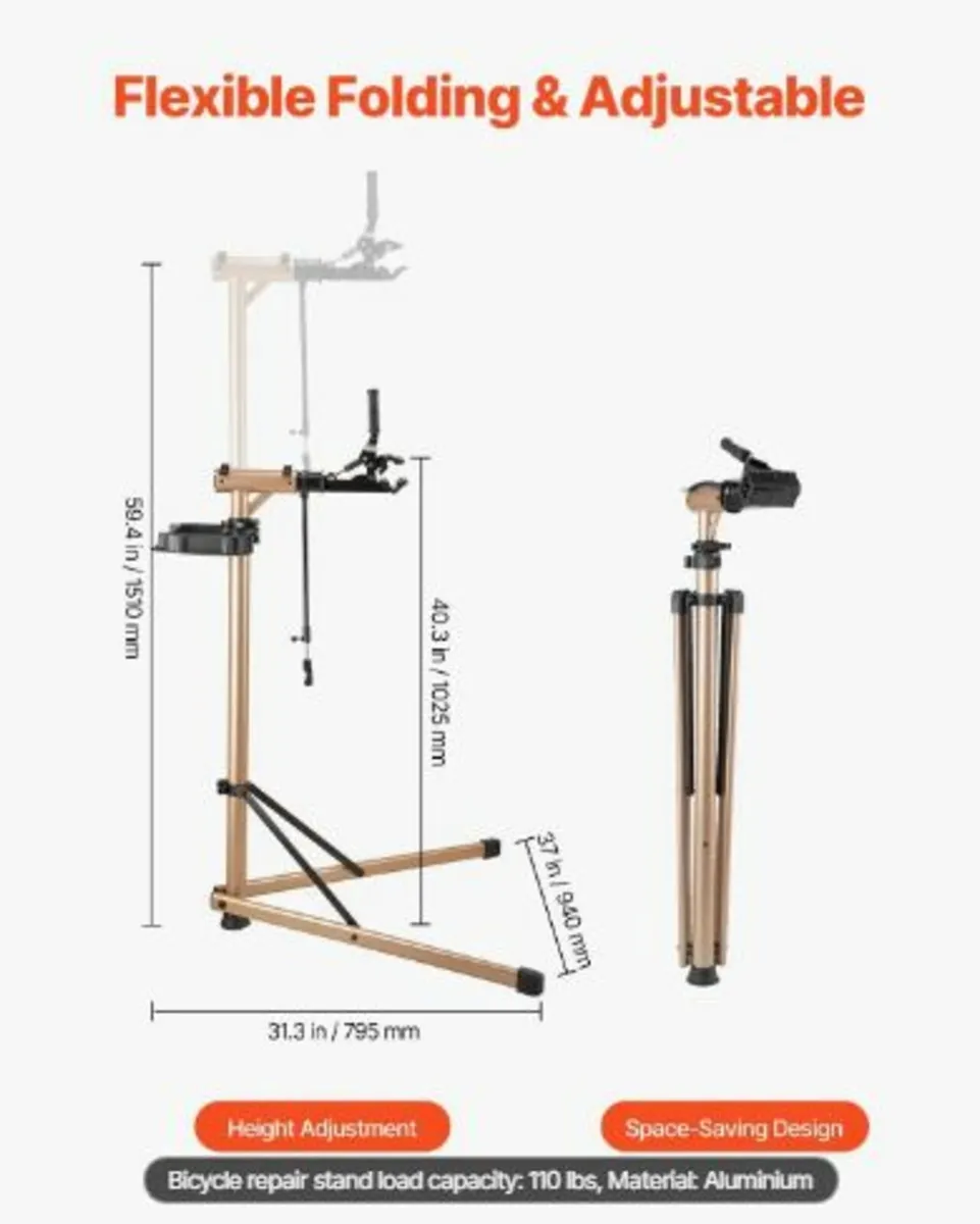 Bike Repair Stand 110 lb - Image 1