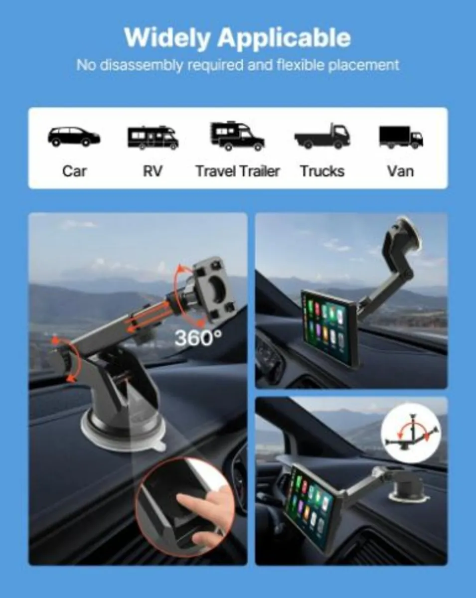 Car Stereo Radio CarPlay Touchscreen 10 - Image 1