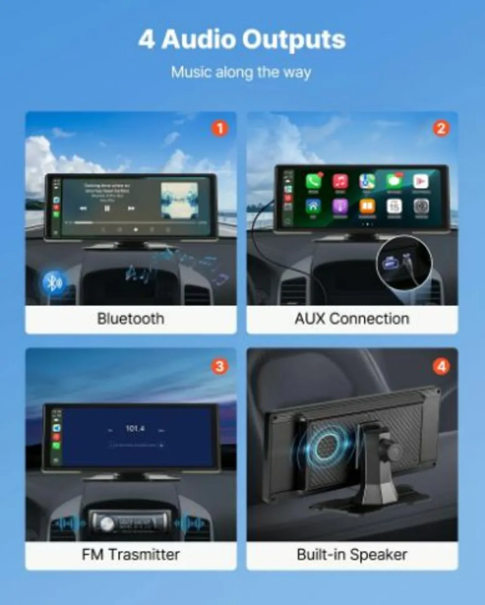 Car Stereo Radio CarPlay Touchscreen 10 - Image 4