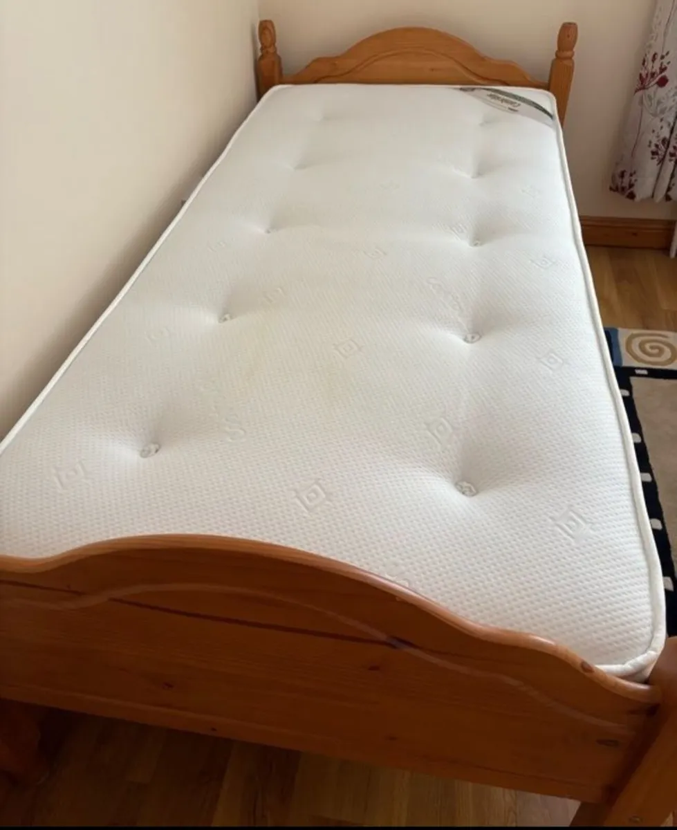 Pine Single Bed. Delivery Available.