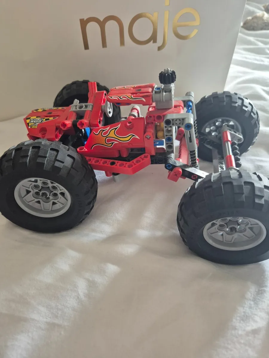 Lego train tracks and lego car buggy - Image 4