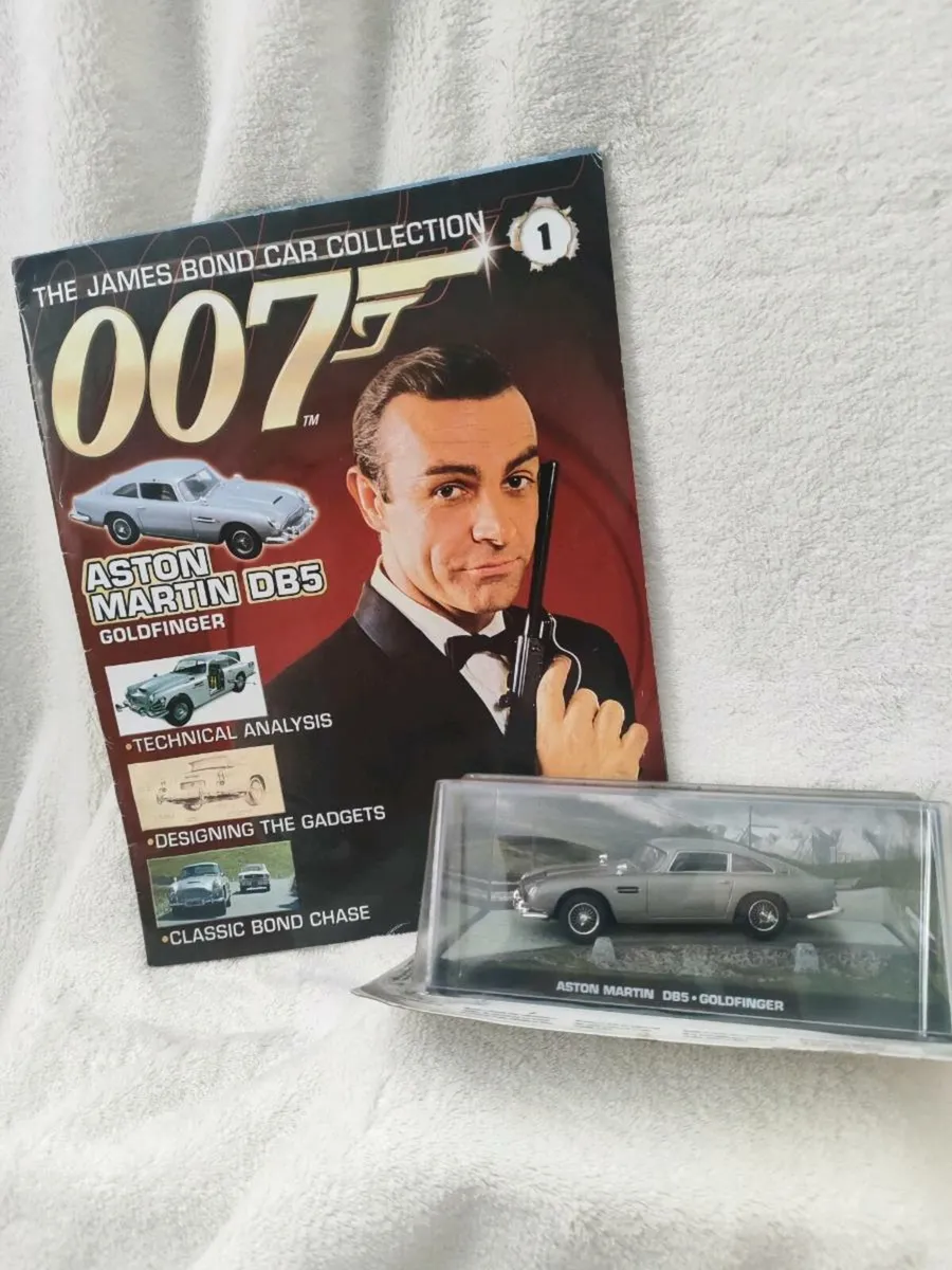 1 James Bond 007 Aston Martin DB5 car with magazin - Image 1