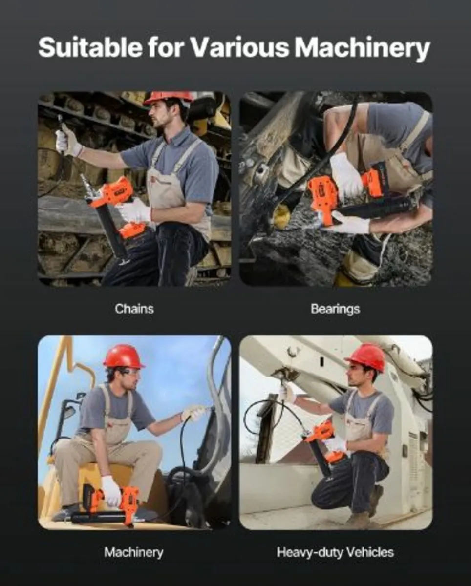20V Grease Gun Kit with 2.0 Ah Battery 35.4-inch H - Image 2