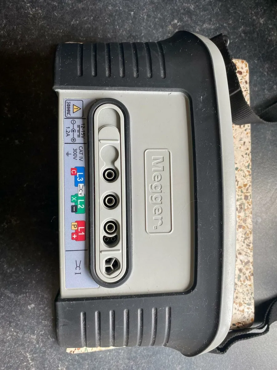 Megger mft1741 test kit. Wander lead. Ptouch - Image 3