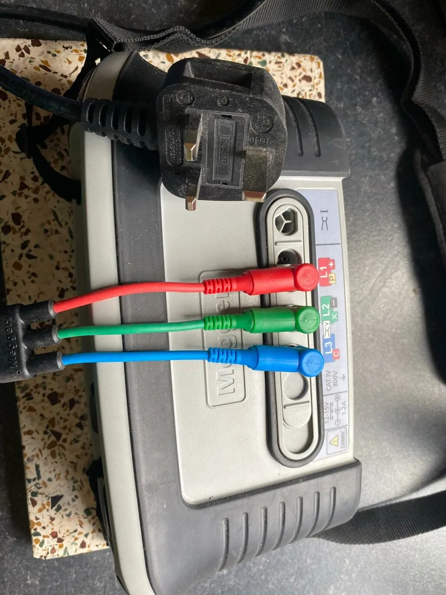 Megger mft1741 test kit. Wander lead. Ptouch - Image 4