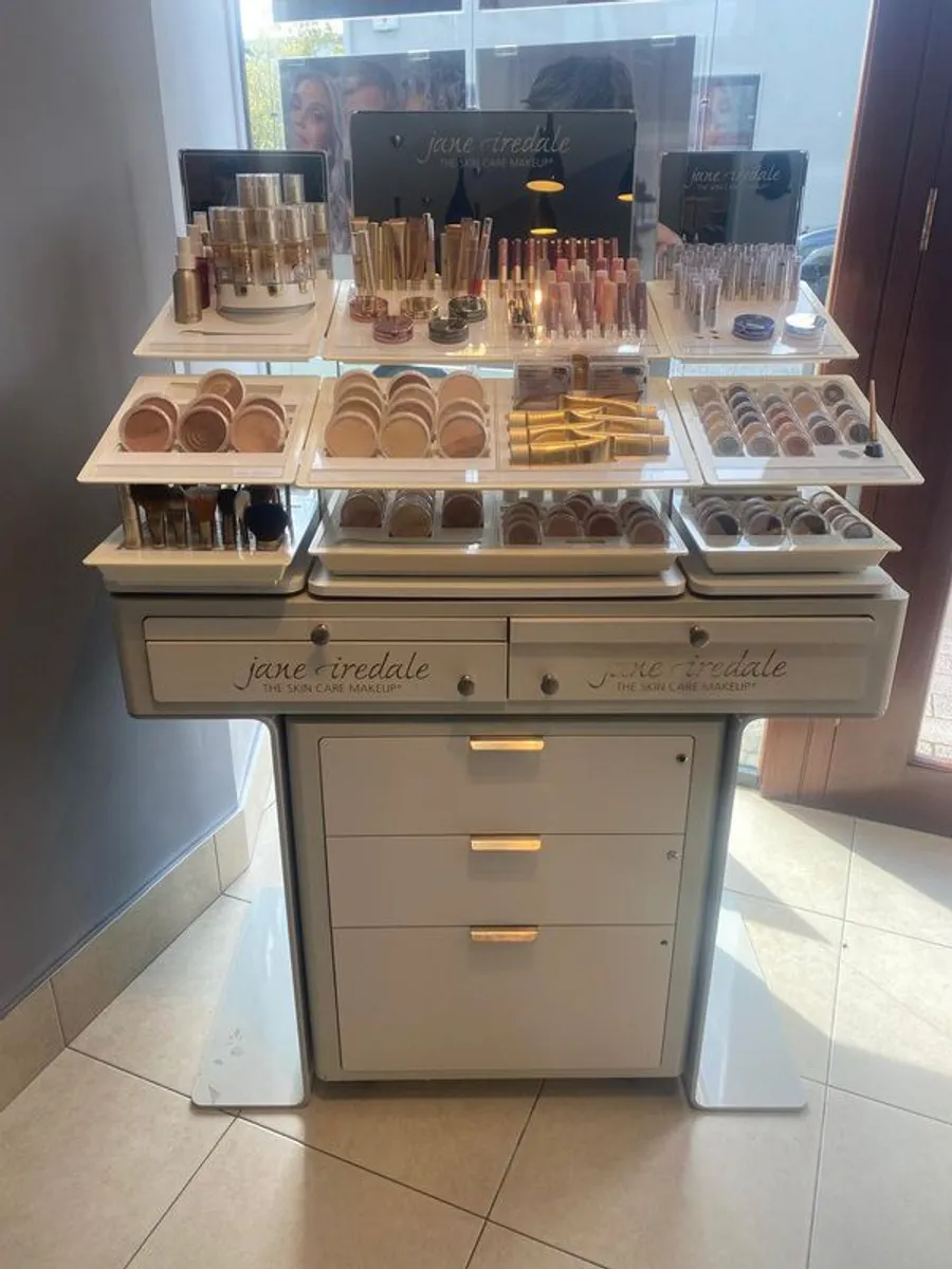 Jane Iredale Merchandising Stand & Stock - Image 1