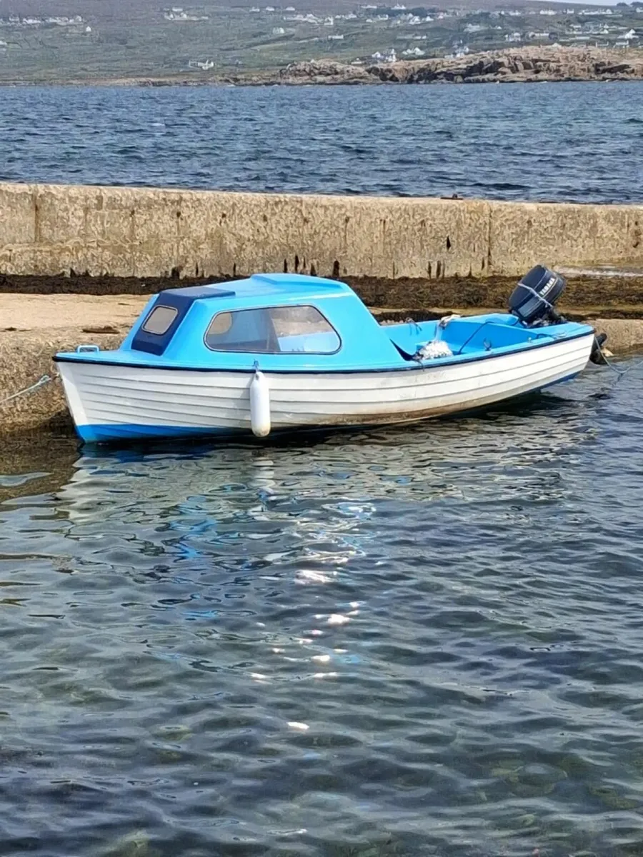 Fibreglass Boat with trailer - Image 1