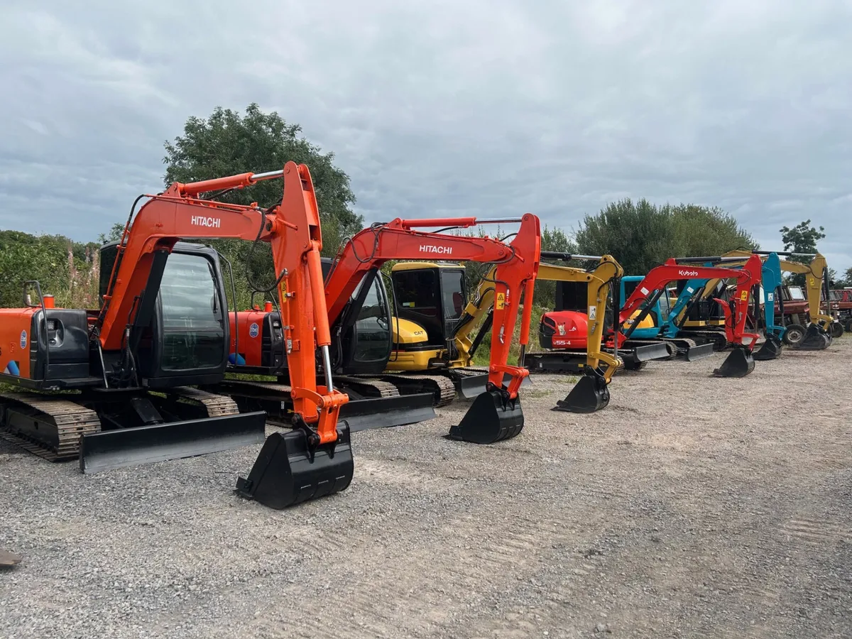 3 - 8 Tonne Diggers - - - Priced To Sell - Image 1