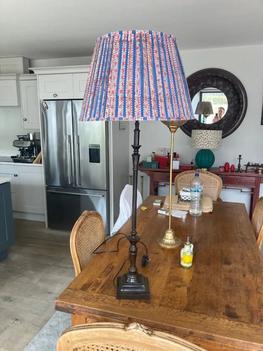 Helen Turkington Standard Lamp & Shade - Image 1