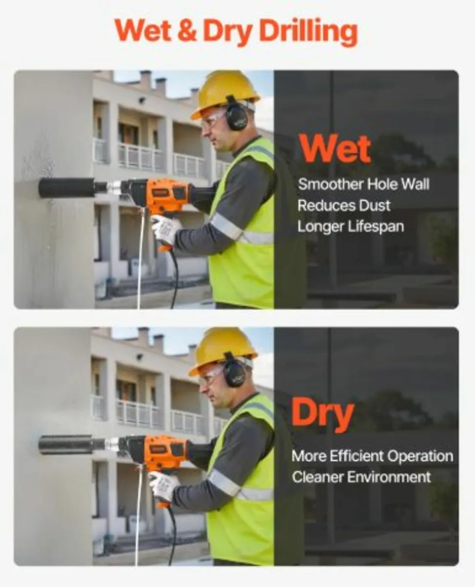 Diamond Core Drill Machine Handheld Concrete Core - Image 3