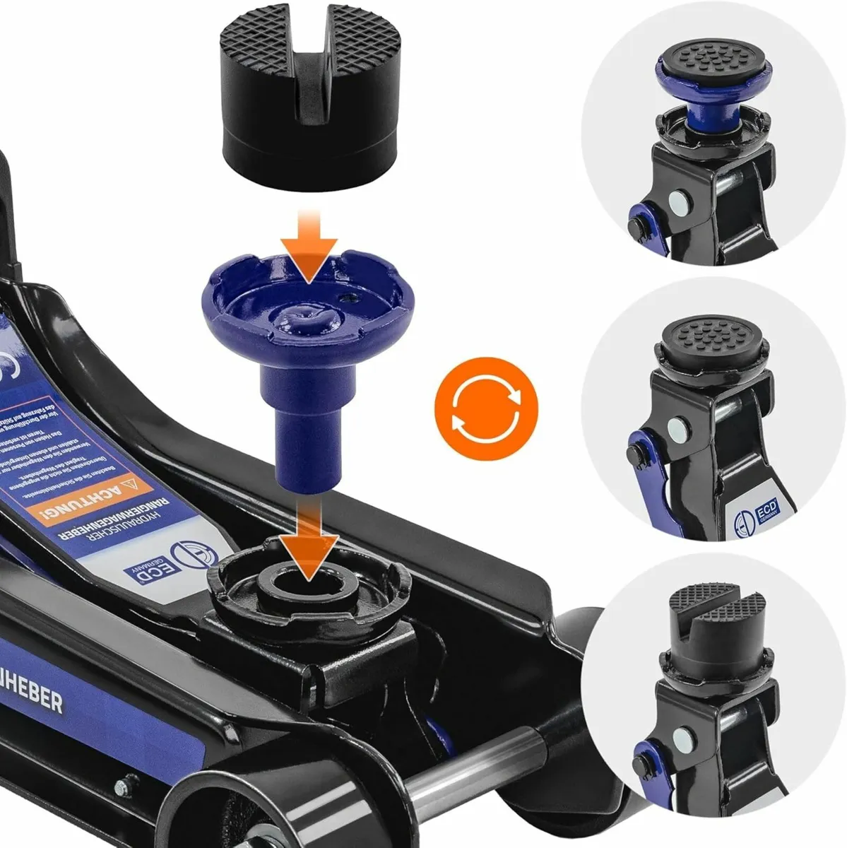 Hydraulic Trolley Jack up to 2.5T - Image 4