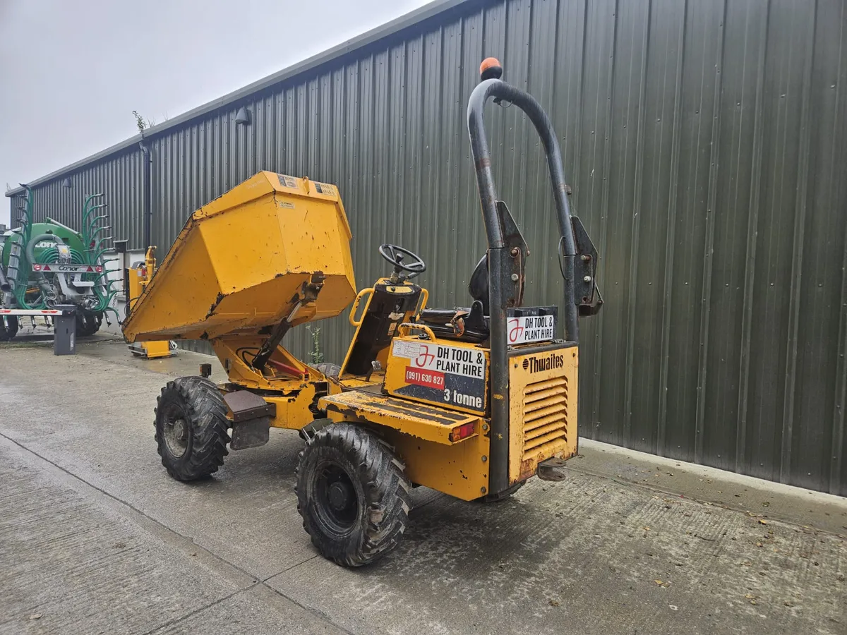 Thwaites 3 Ton Swivel Dumper - Image 4