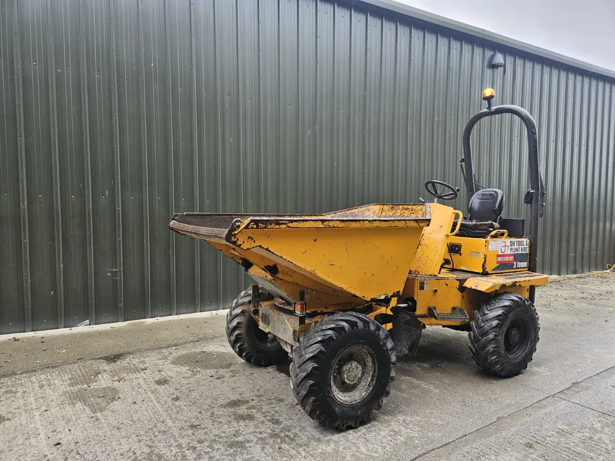 Thwaites 3 Ton Swivel Dumper - Image 1