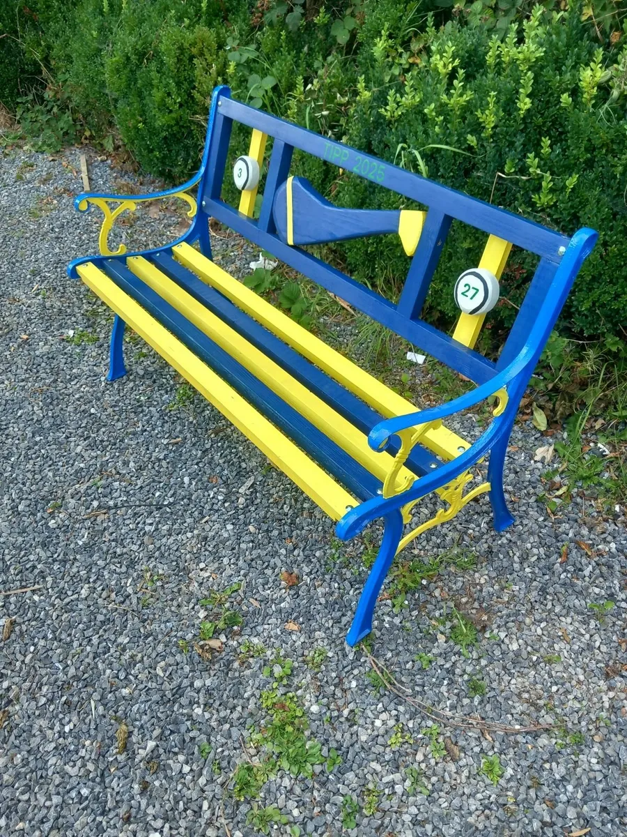 Tipperary hurling   bench - Image 1
