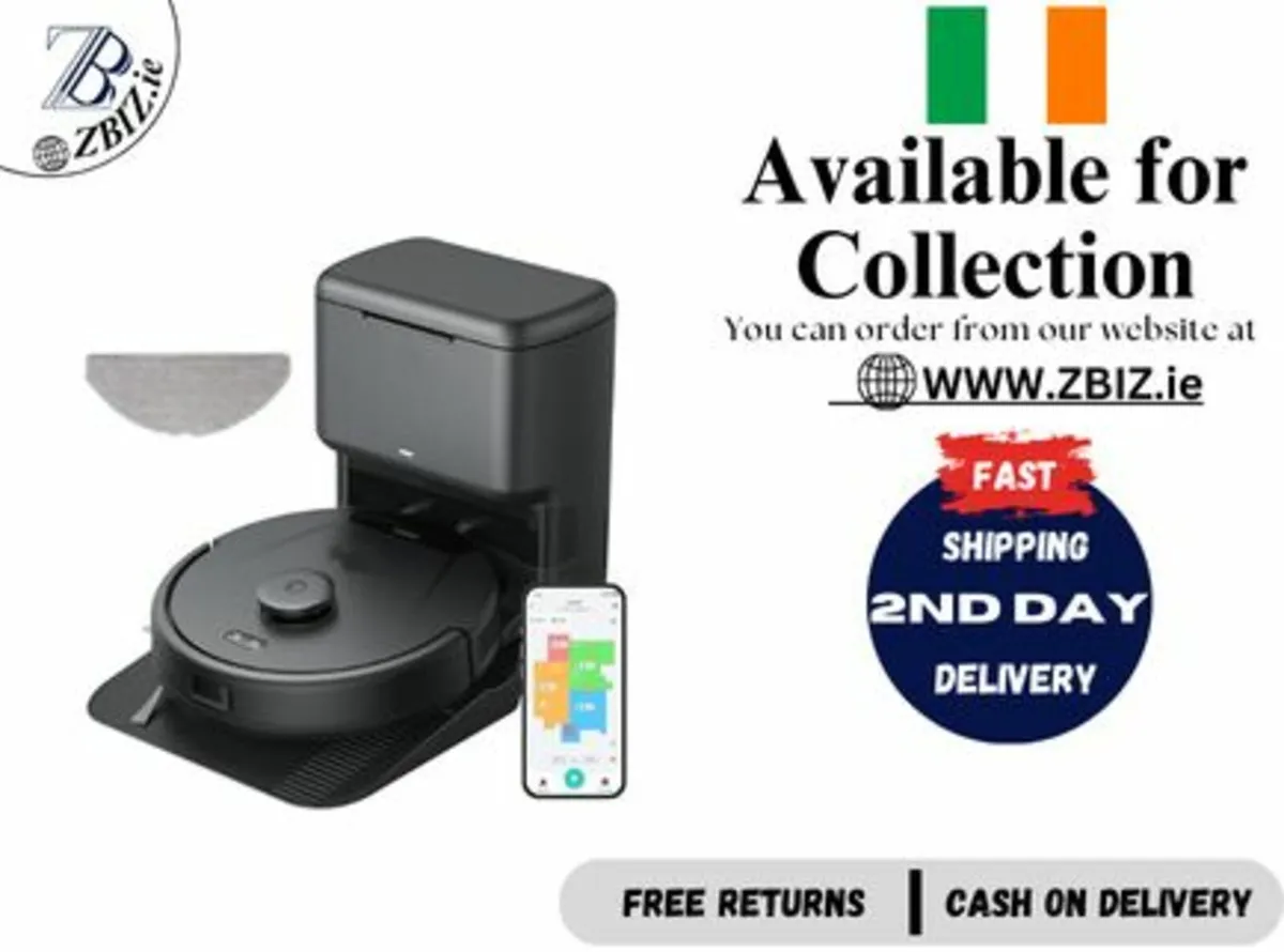 Hybrid Robot Vacuum Cleaner With Mop - Image 1