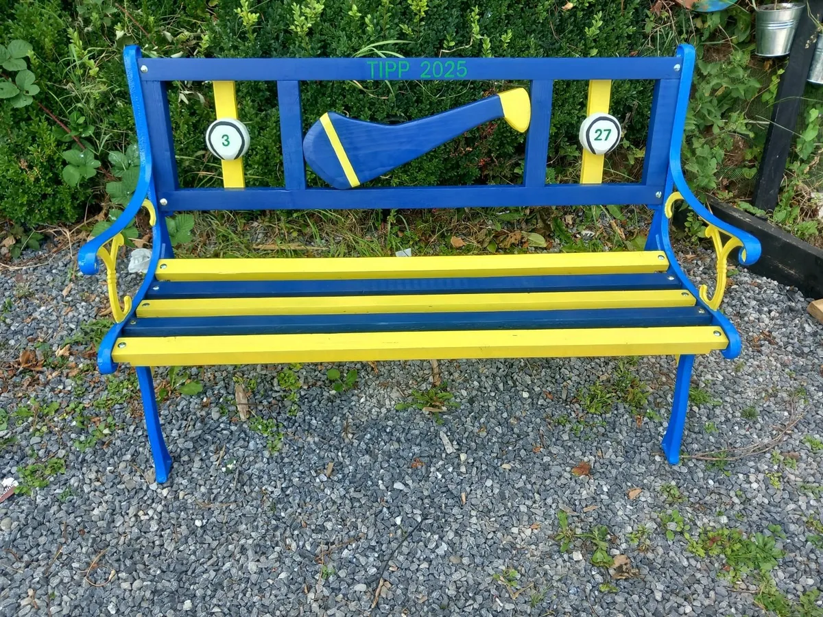 Tipperary hurling   bench - Image 3