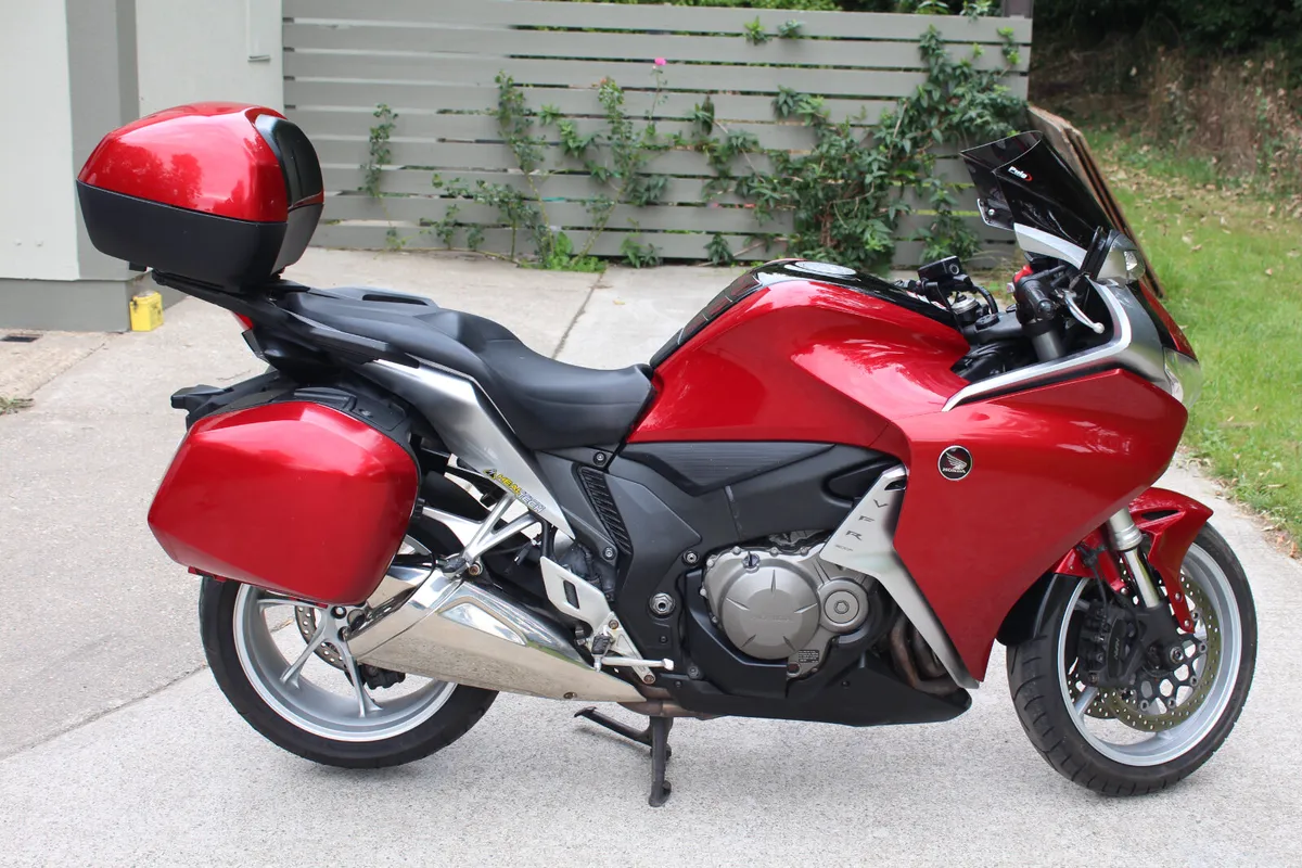 Honda VFR1200 with Panniers and Box. - Image 1