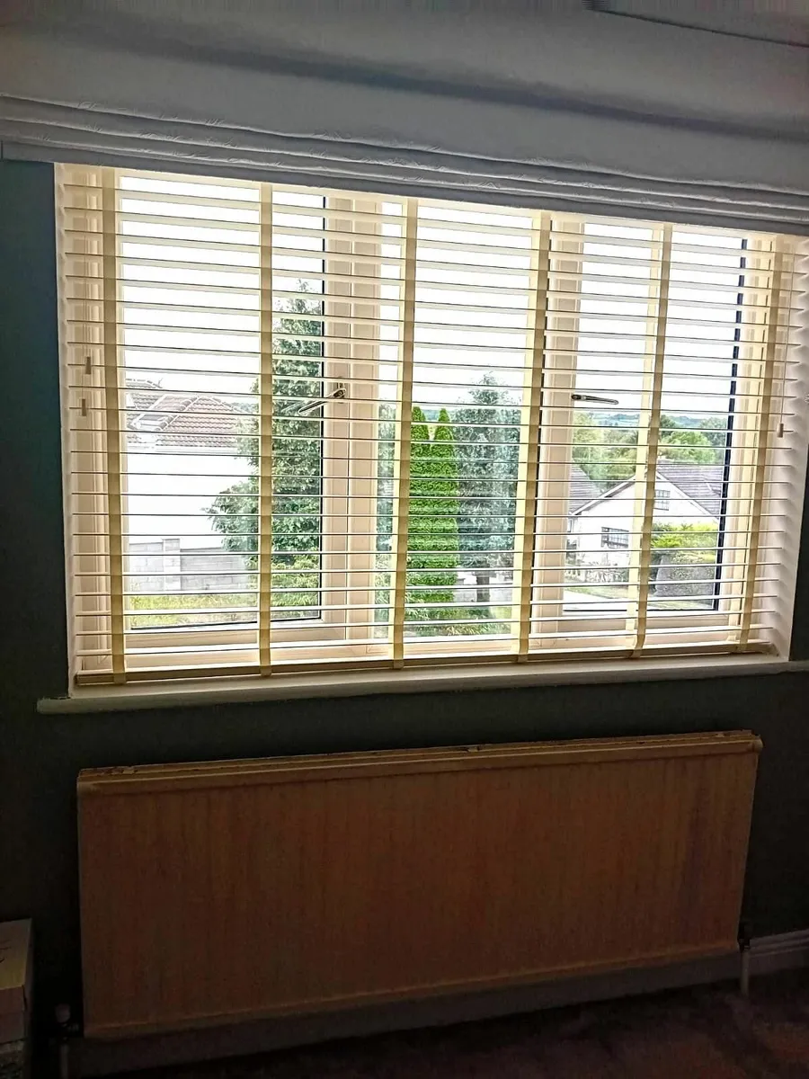 New Hillarys Cream Blinds – Cost €1,500, Sell €500 - Image 2