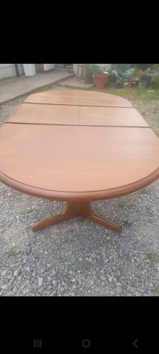 mid century teak whale tail table - Image 4