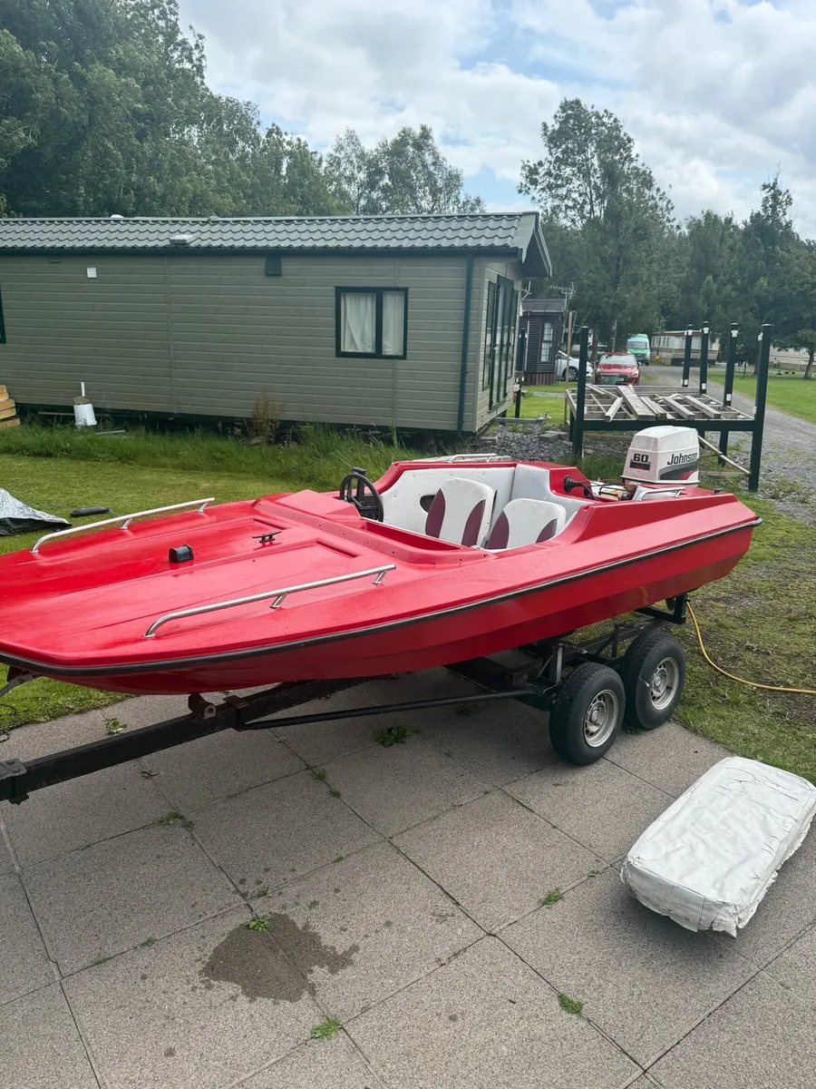 Speedboat 1998 Johnson 60hp Boat Jetski Outboard - Image 1