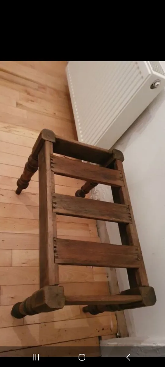 rare mid century hotel luggage rack - Image 3
