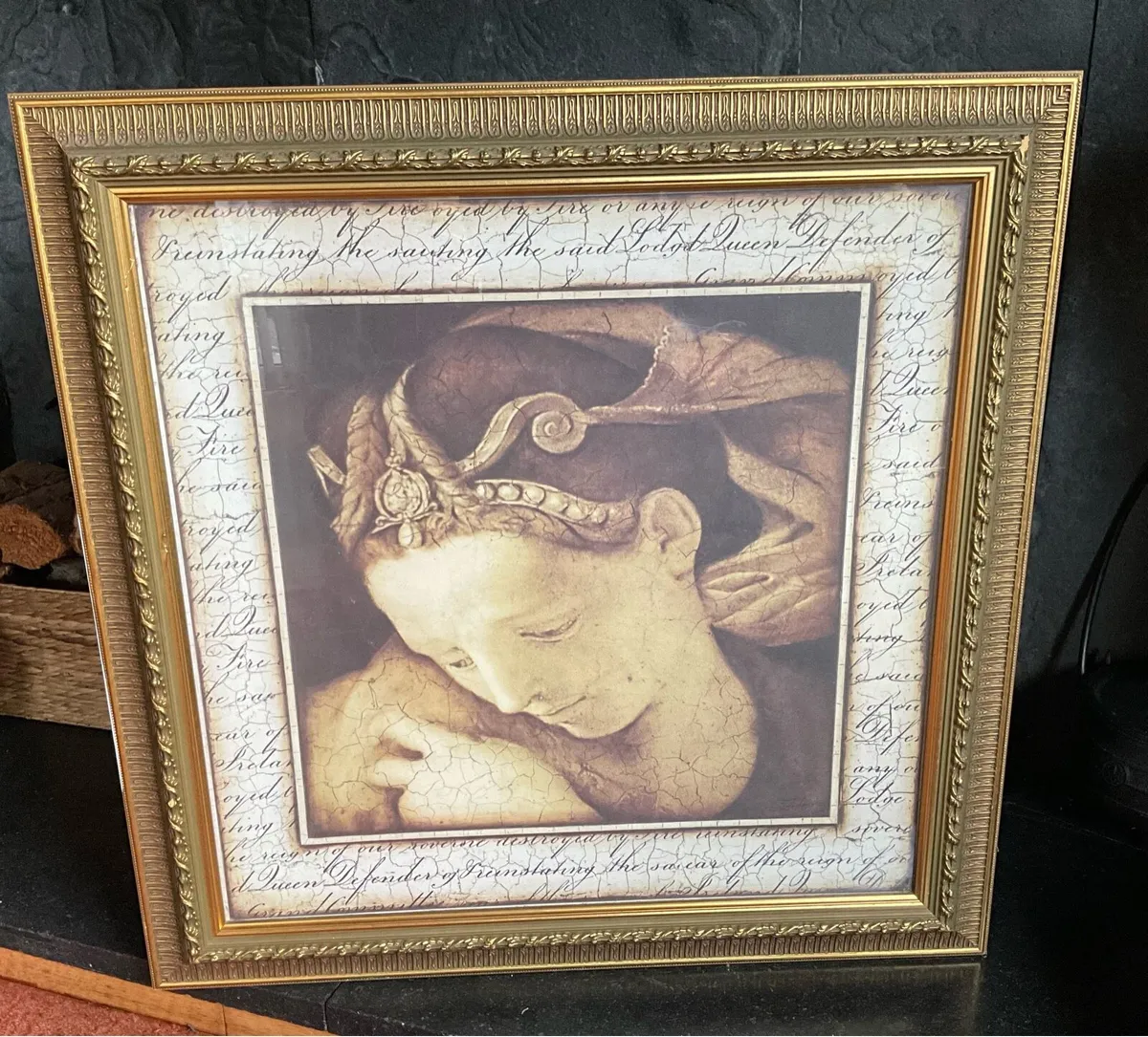 Extra Large Vintage Sid Dickens ‘Serene Grace” - Image 3