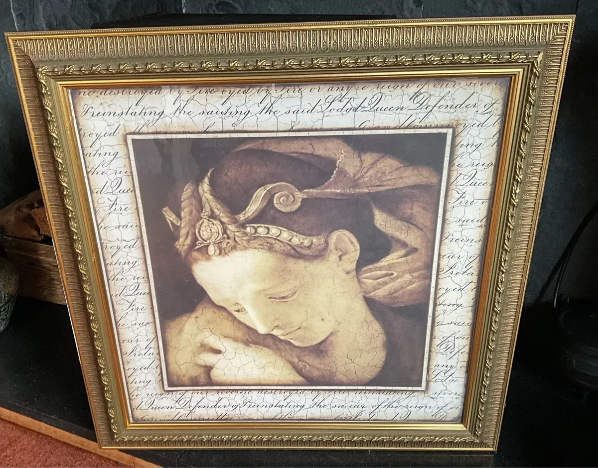Extra Large Vintage Sid Dickens ‘Serene Grace” - Image 4
