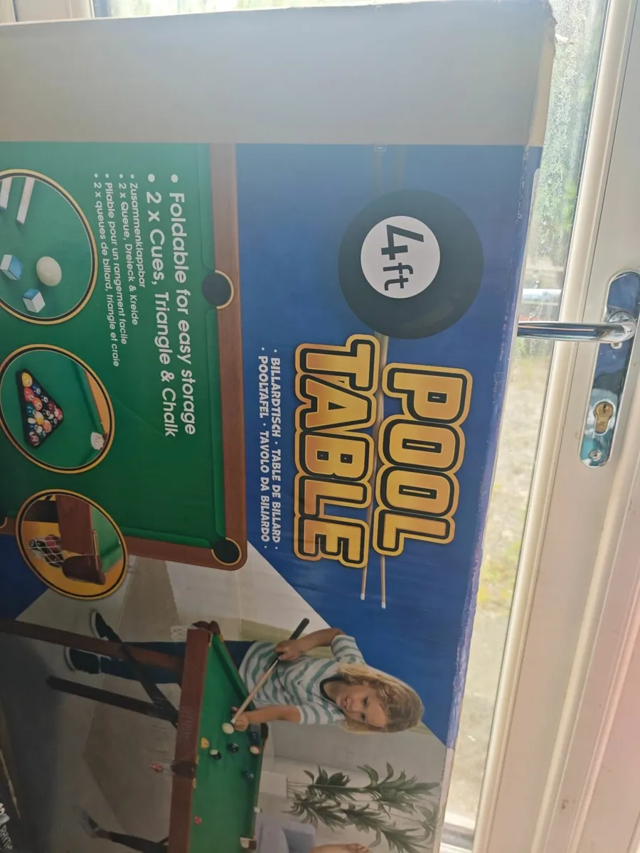 4ft Pool table - Image 1