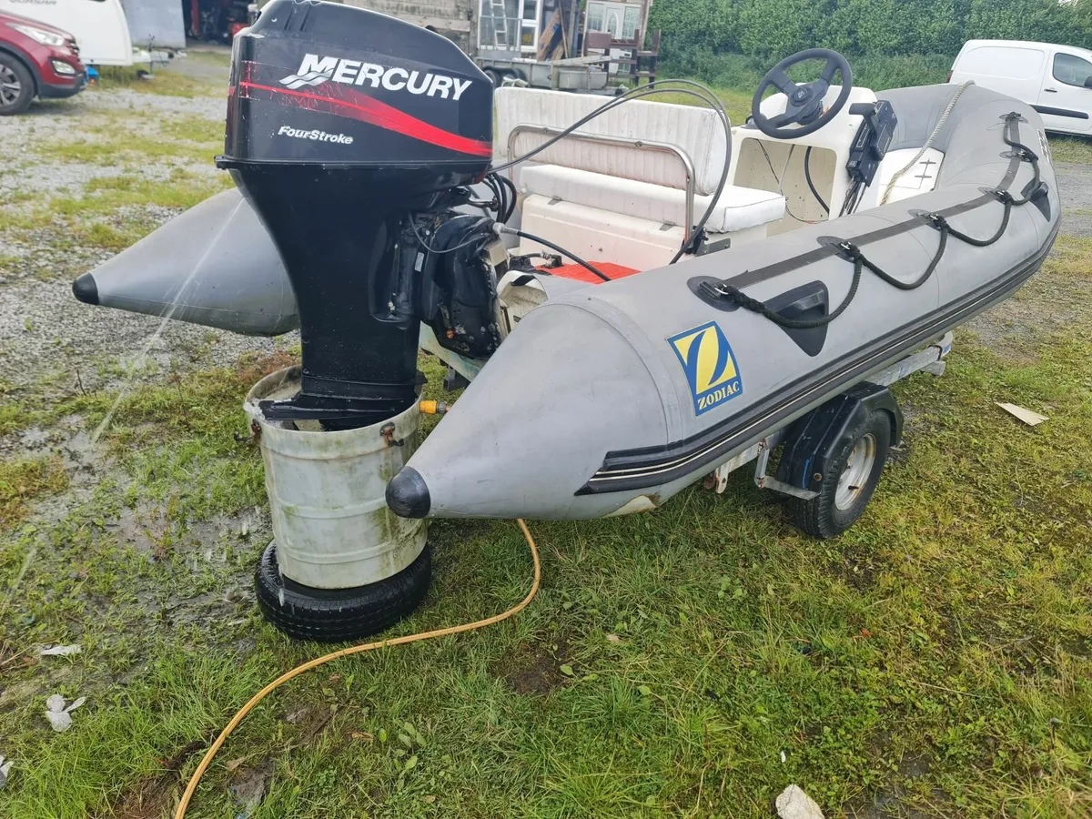 new pictures as requested  rib trailer 30hp eng - Image 4