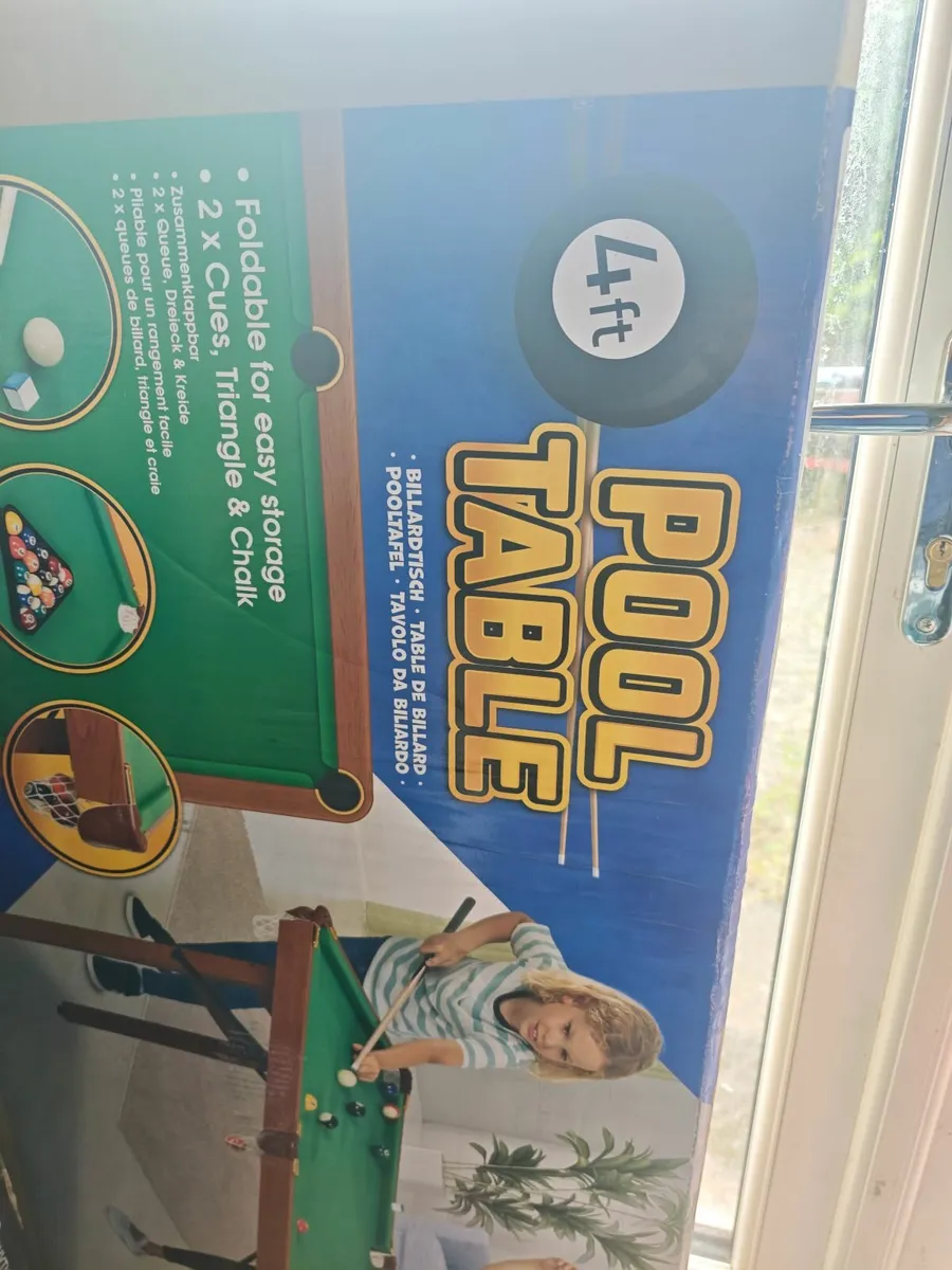 4ft Pool table - Image 2
