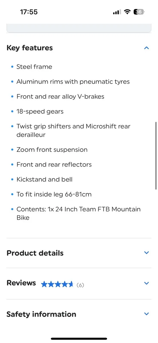 Team MX 24 inch Mountain Bike - Image 2