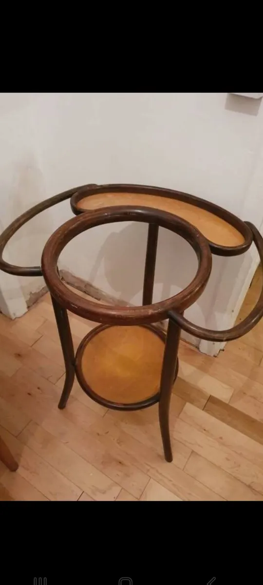 rare mid century fischel bentwood washstand - Image 2
