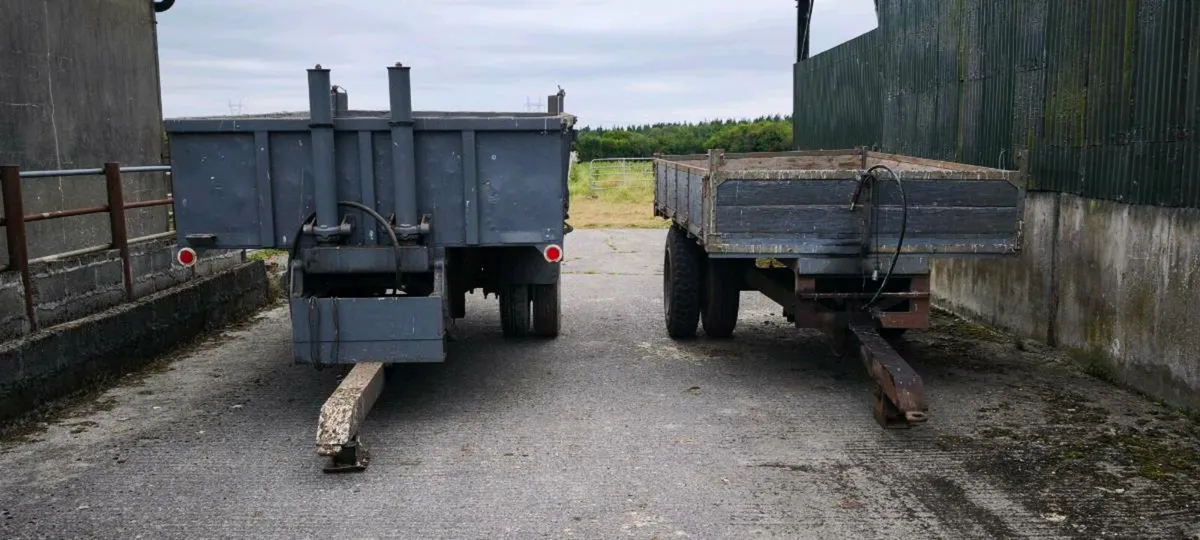 2 Tractor Tipper Trailers - Image 1