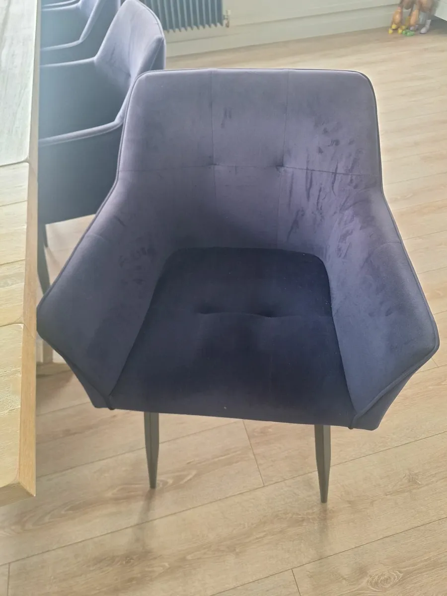 Dining Chairs  Navy - Image 4