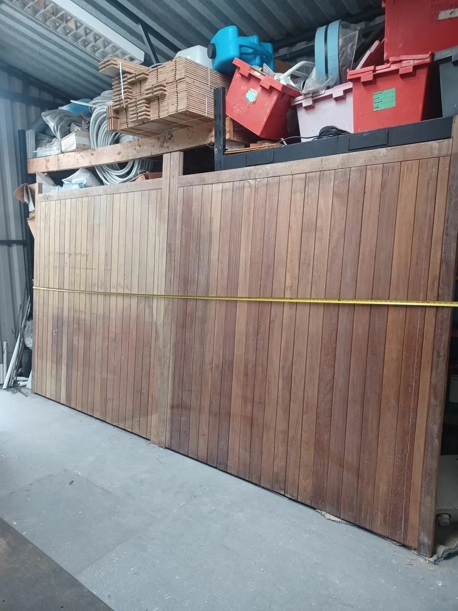 Garage/Shed Teak doors - Image 2