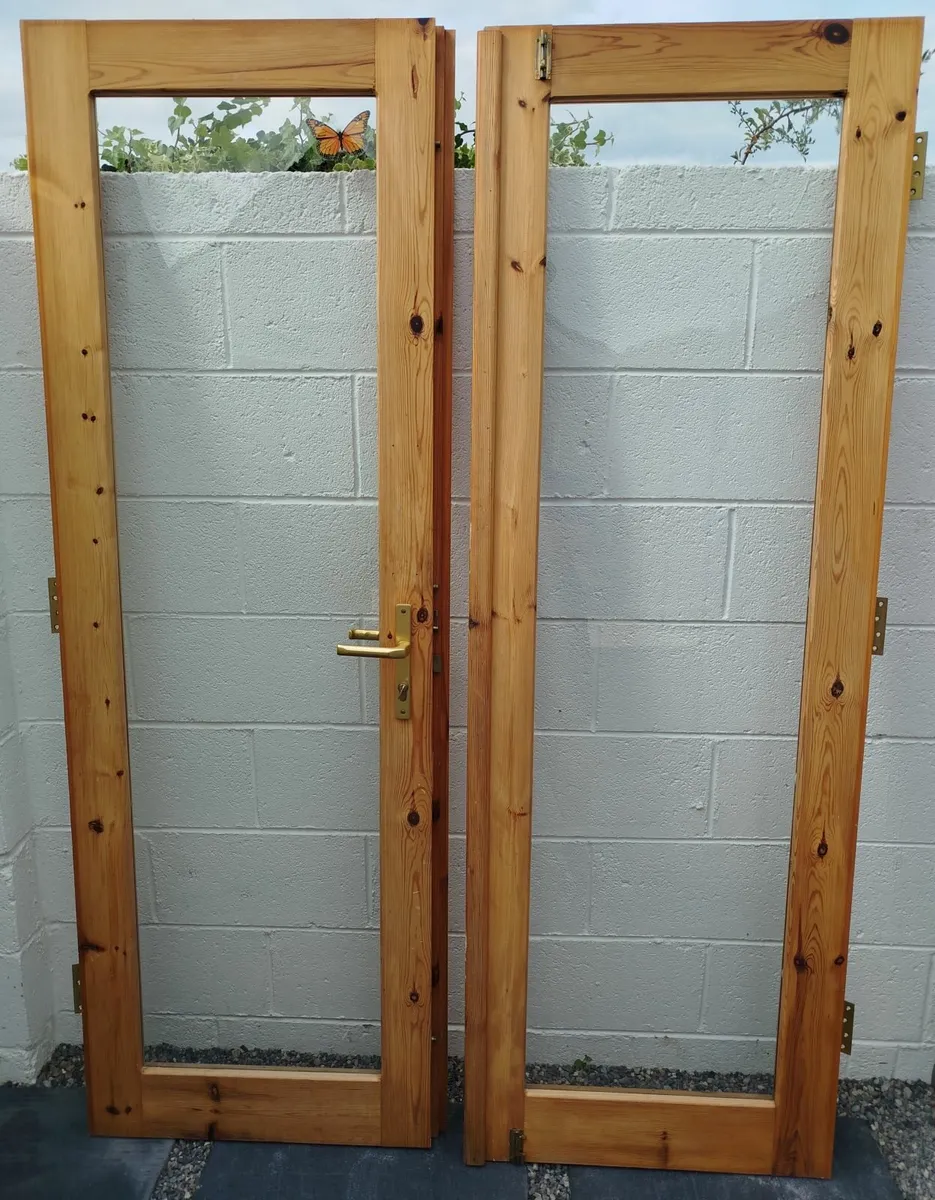 French Doors - Wooden - Image 1