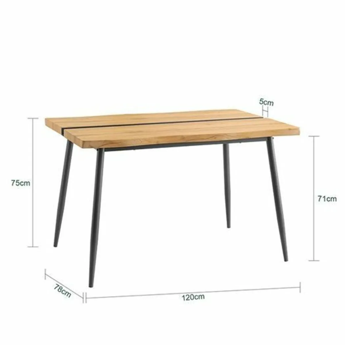 Dining Room Table for 4 People modern practical - Image 2
