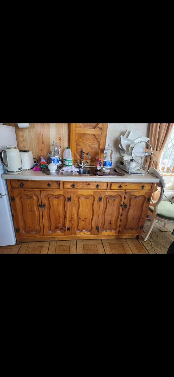 Yellow Pine kitchen unit - Image 3