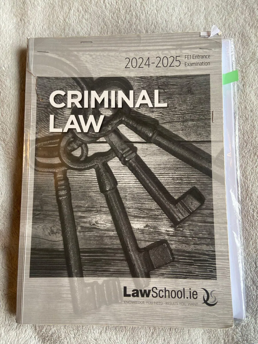 Criminal Law FE1 Manual - Image 1