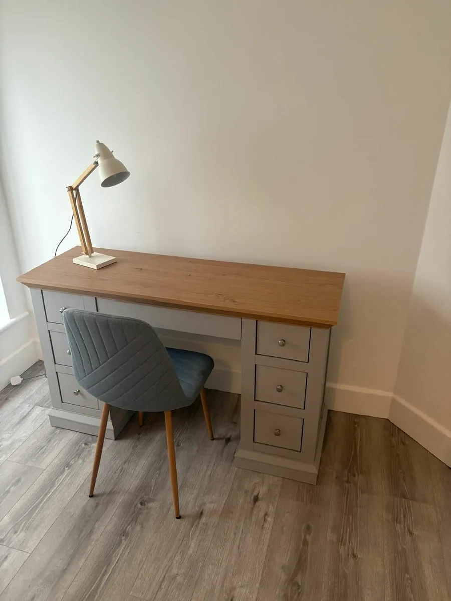Desk and chair