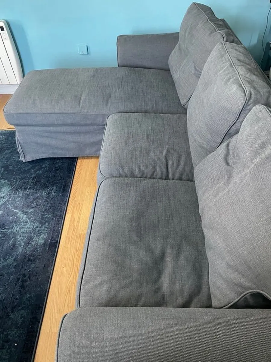 3-Seater Sofa with Chaise Lounge - Image 1