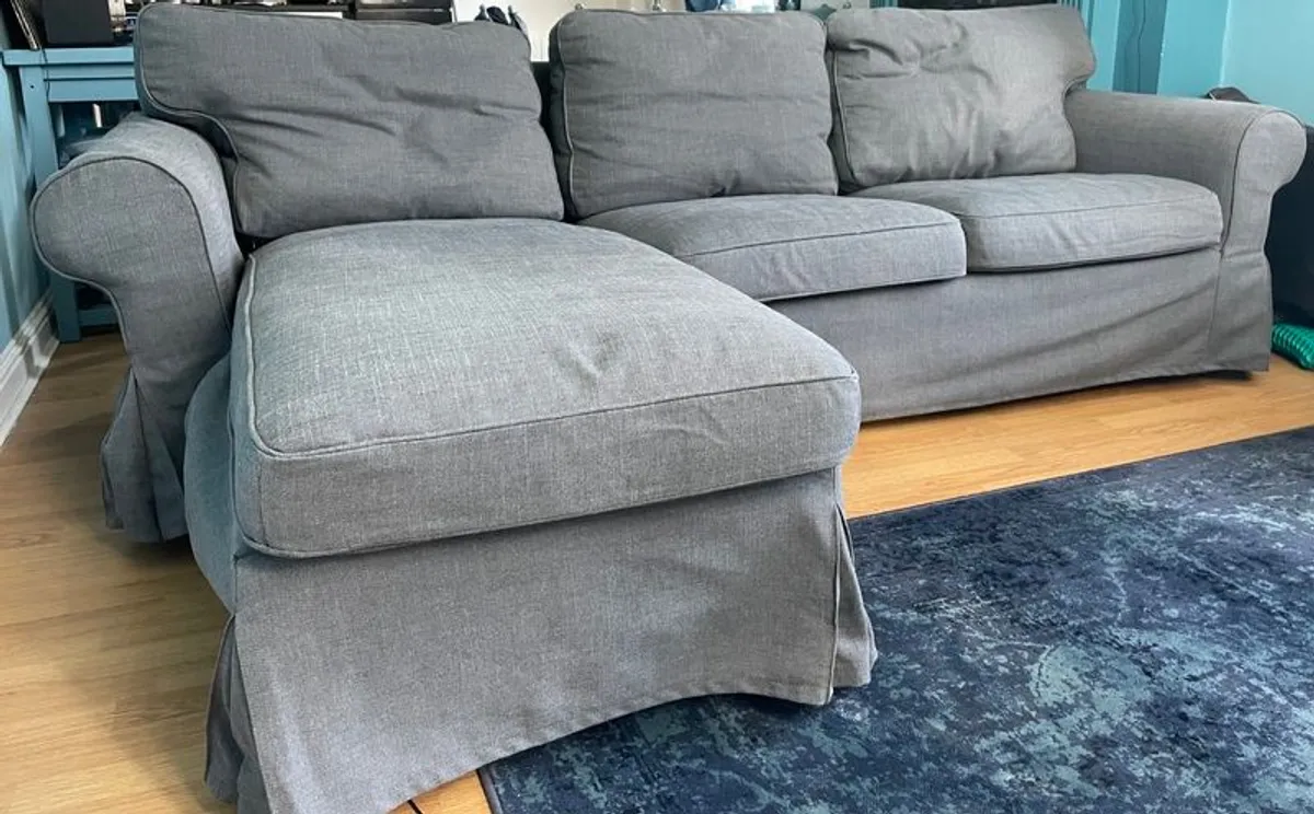 3-Seater Sofa with Chaise Lounge - Image 2