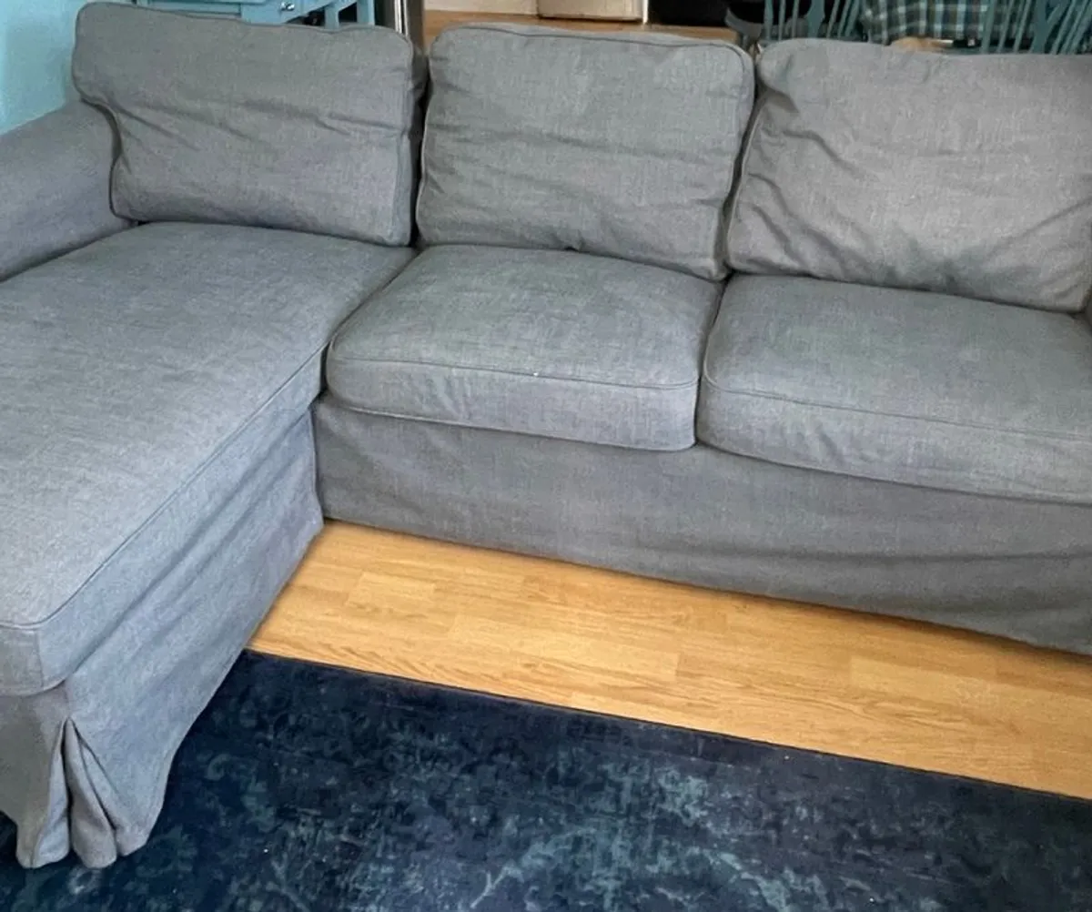 3-Seater Sofa with Chaise Lounge - Image 4