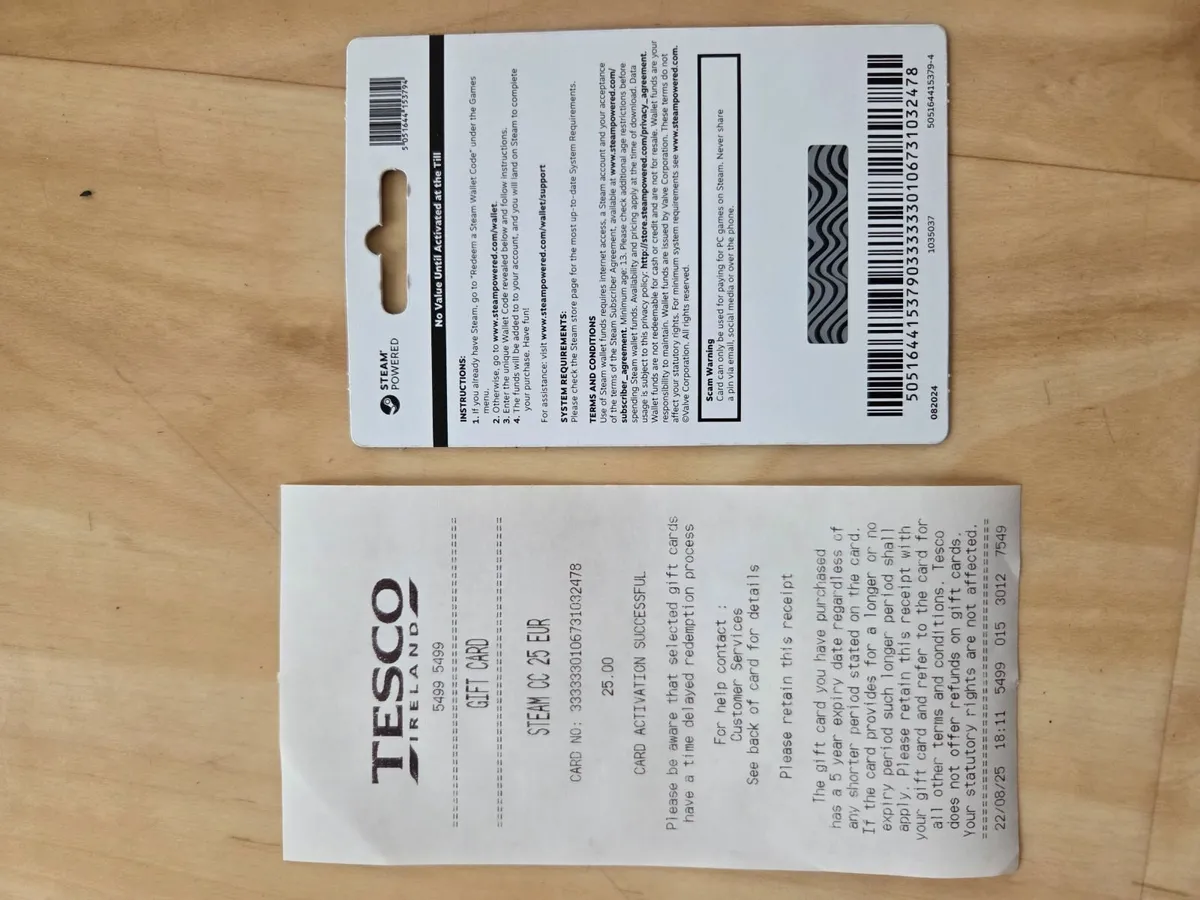 Steam cards - Image 1