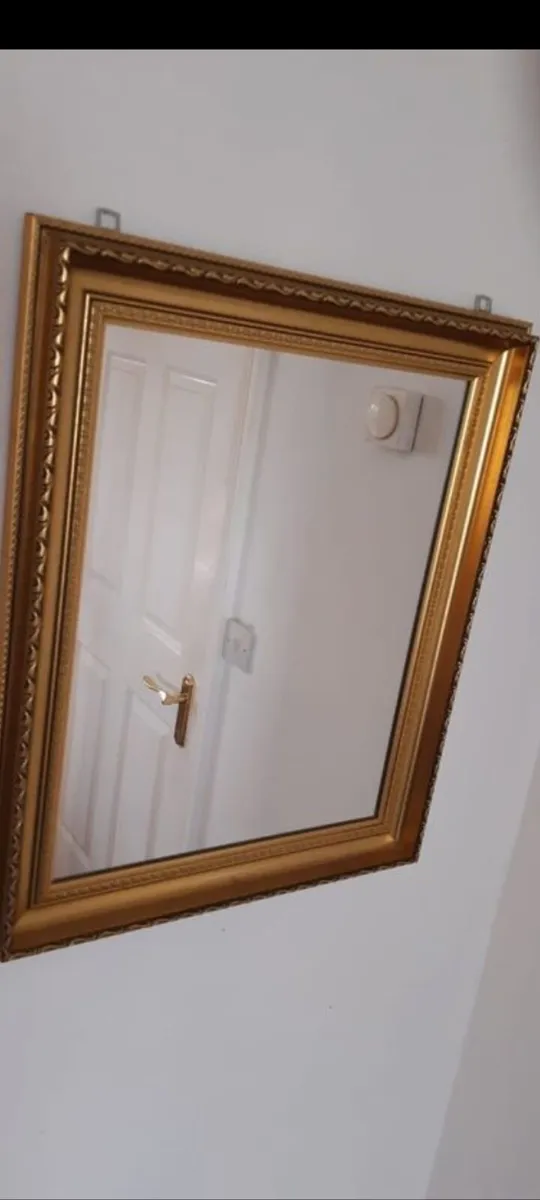 vintage gold mirror - Image 3