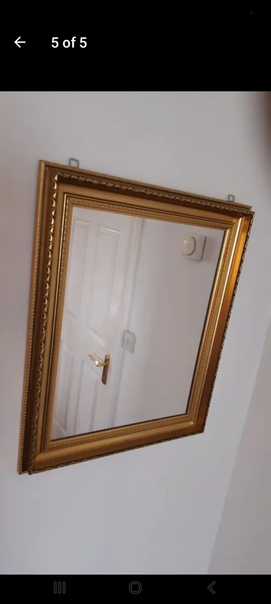 vintage gold mirror - Image 4