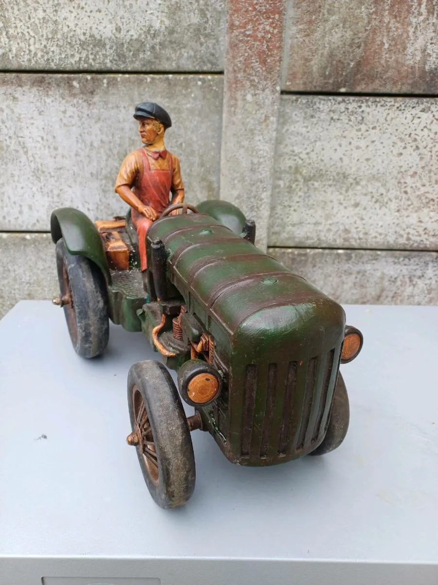 Large Vintage Model Tractor - Image 4