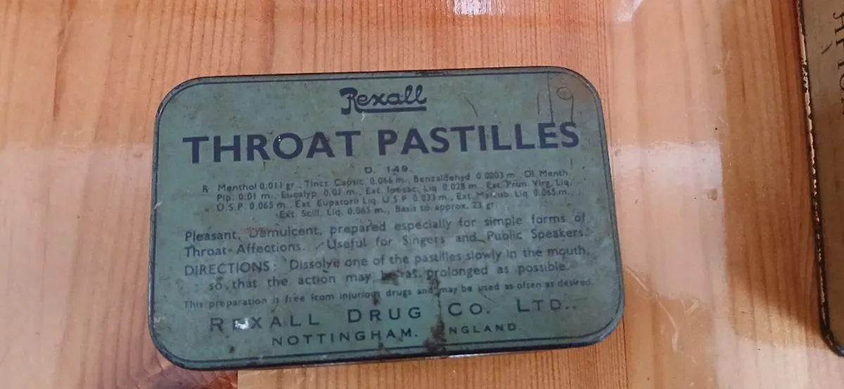 Selection of old shop tins - Image 3