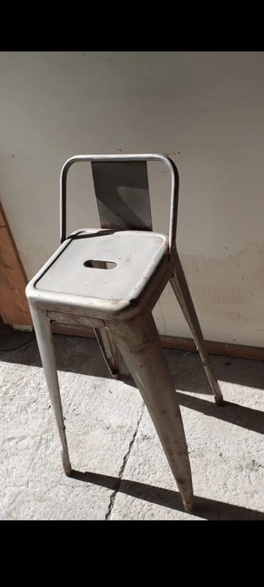 vintage tolix stool france - Image 1
